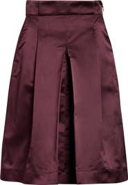 SASUPHI Silk Wide Midi Skirt