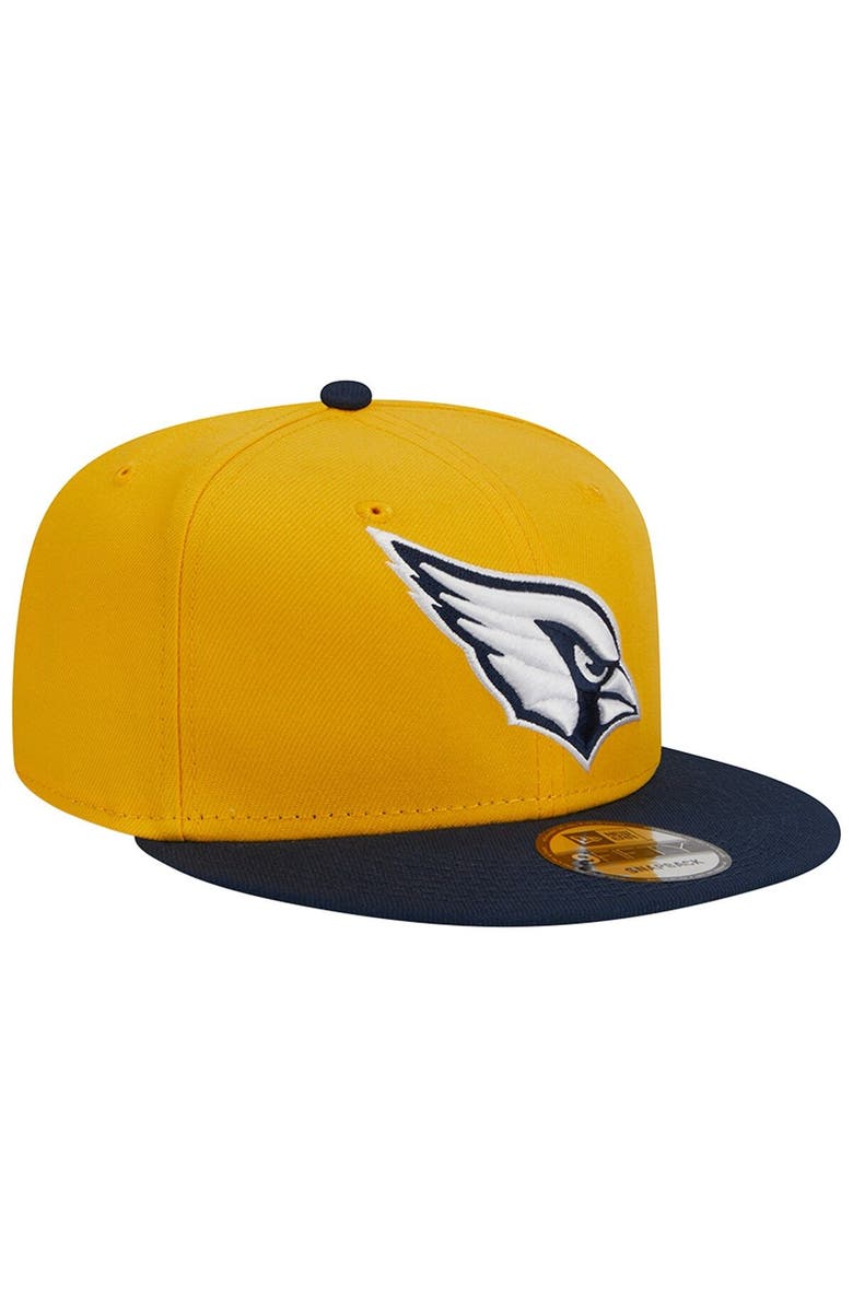 New Era Men's New Era Gold/Navy Arizona Cardinals 2-Tone Color Pack 9FIFTY Snapback Hat, Alternate, color, 