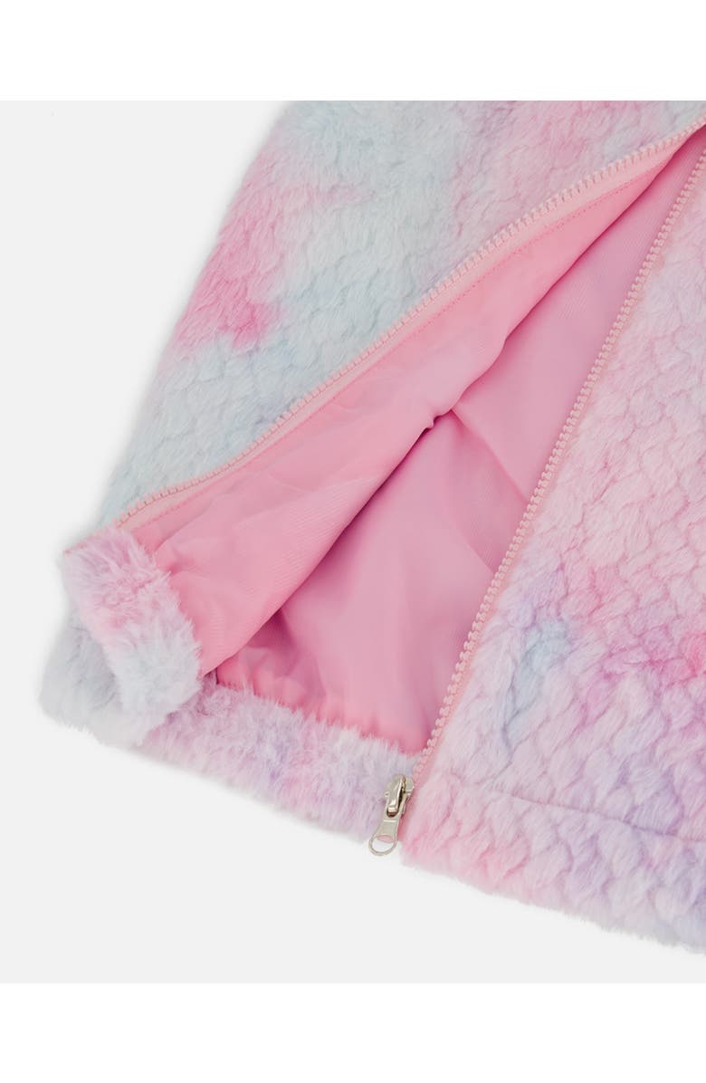 Deux par Deux Little Girl's Faux Fur Vest Multicolor, Alternate, color, 