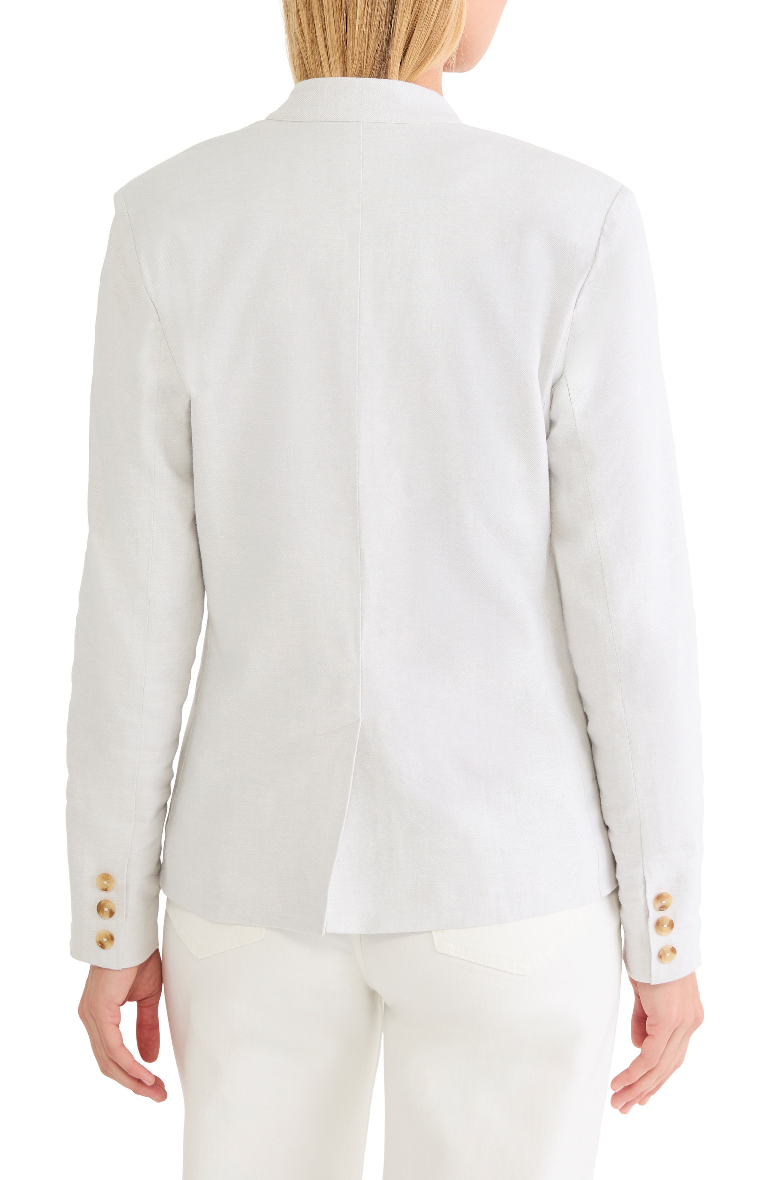 Eva Linen Blend Blazer - image 2