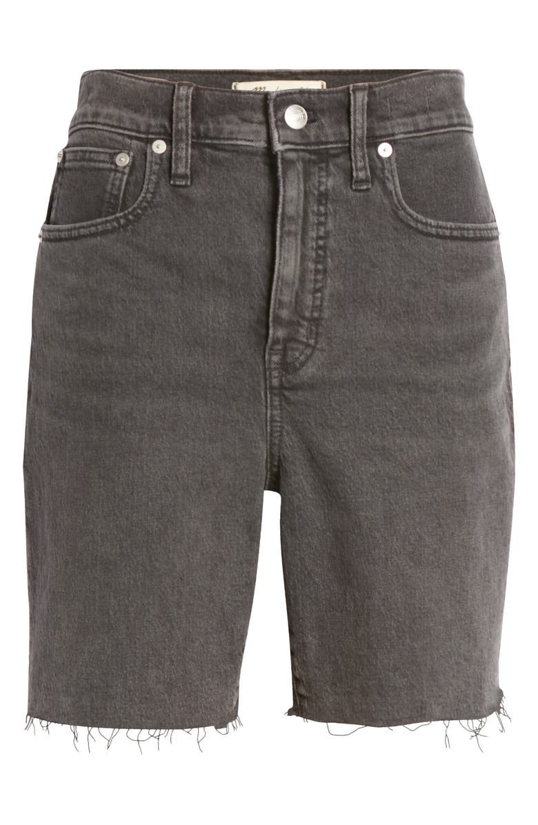 Madewell High Rise Mid Length Denim Shorts, Alternate, color,