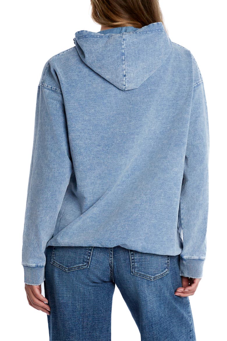 Denim Hoodie, Alternate, color, KNIT BLUE