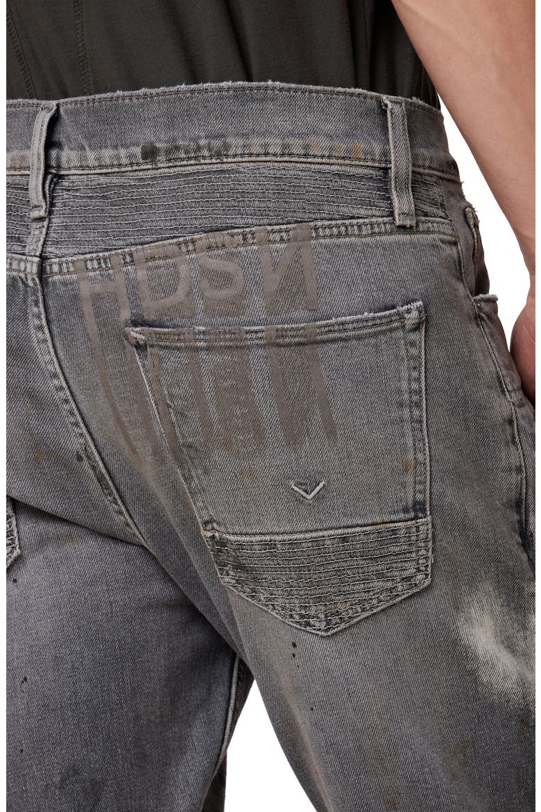 The Blinder v.2 Skinny Fit Distressed Biker Jeans, Alternate, color, GREY THRASHER