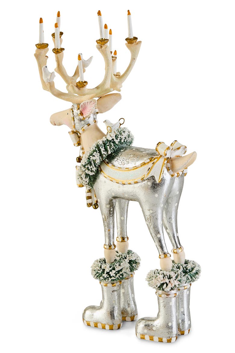 Patience Brewster Moonbeam Dasher Christmas Ornament, Alternate, color, WHITE