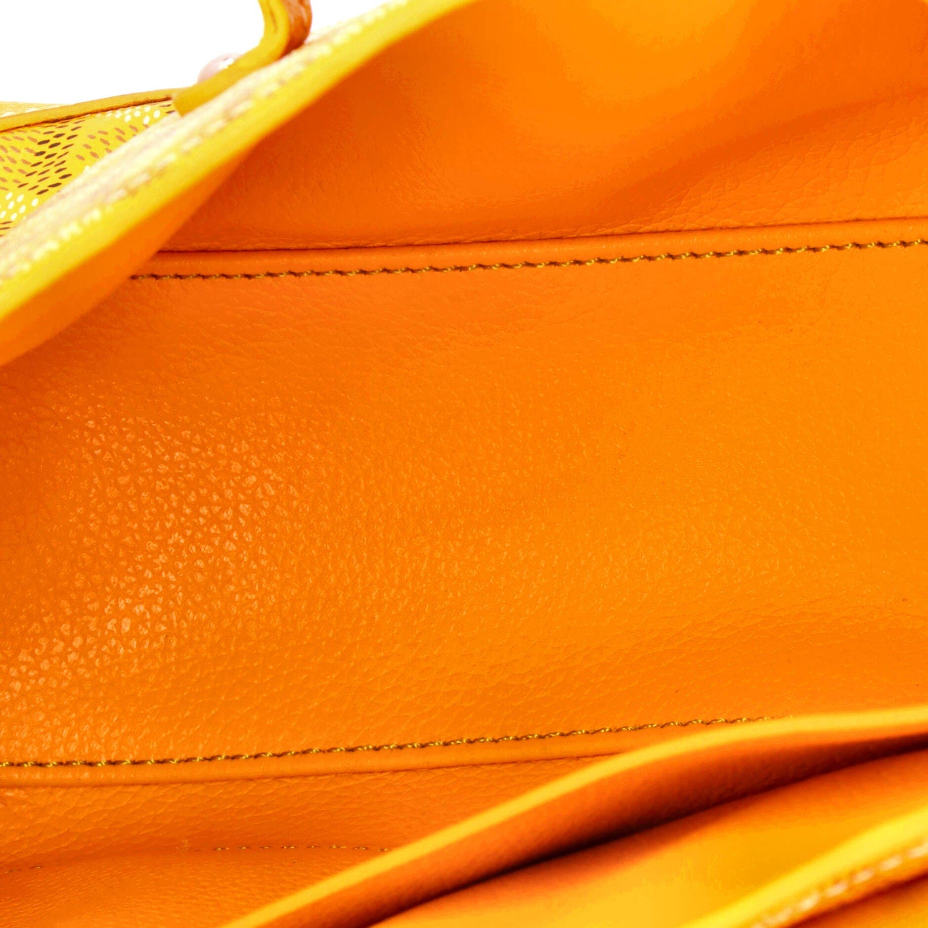 Saigon Top Handle Bag Coated Canvas with Leather Mini, Alternate, color, Yellow