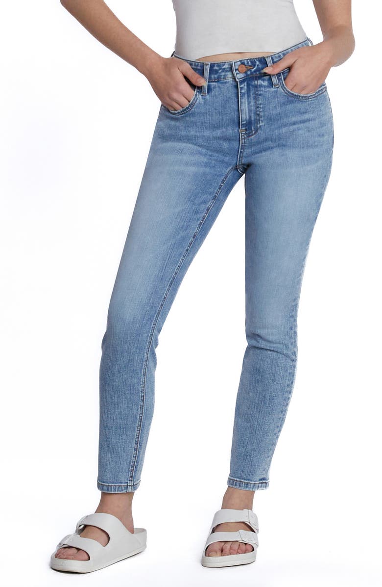HINT OF BLU Kind Ankle Skinny Jeans, Main, color, Bubble Blue