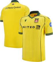 Macron Men's Macron Yellow Wrexham 2025/26 Away Replica Jersey