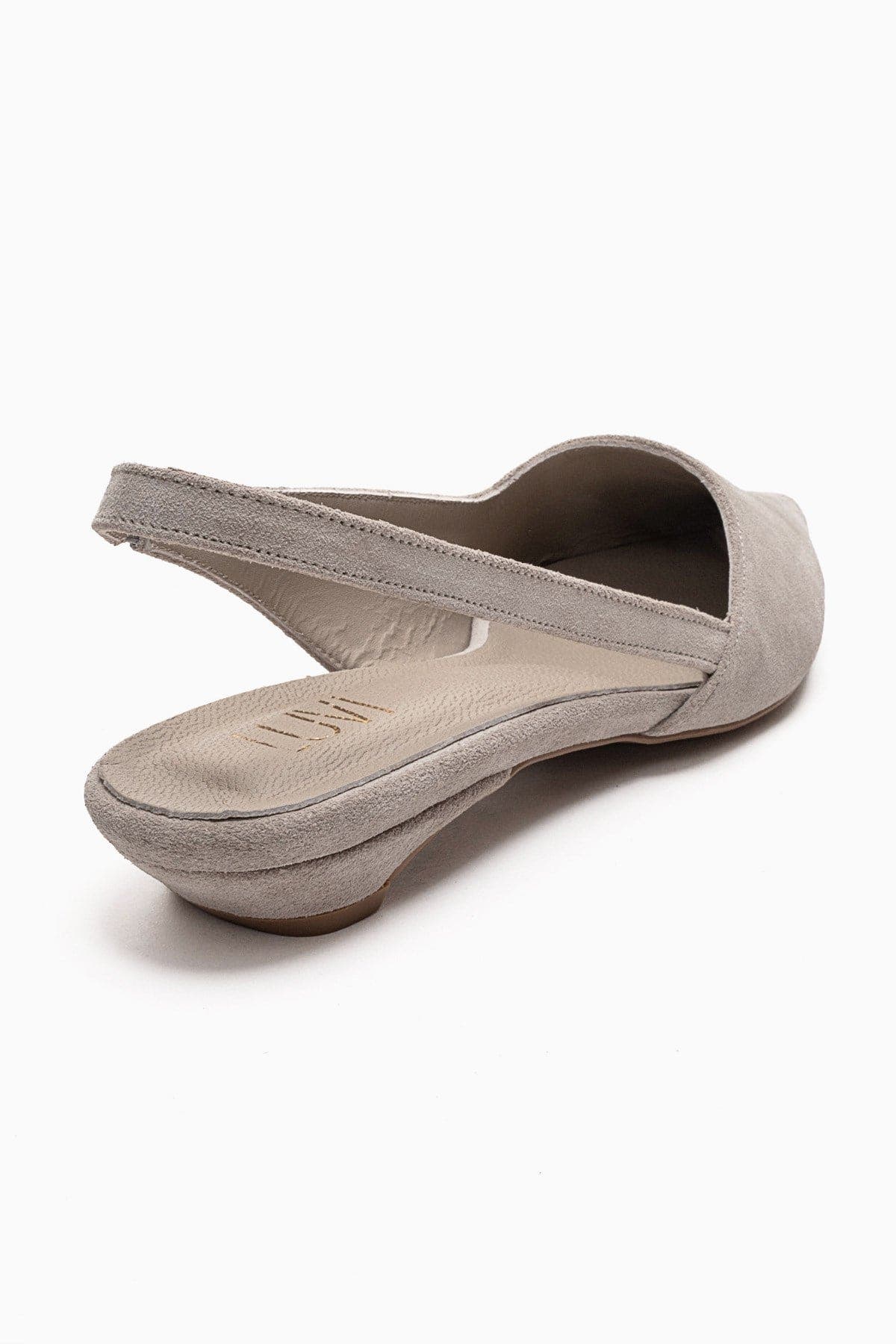 Berlina Leather Slingback Pump, Alternate, color, Beige Suede