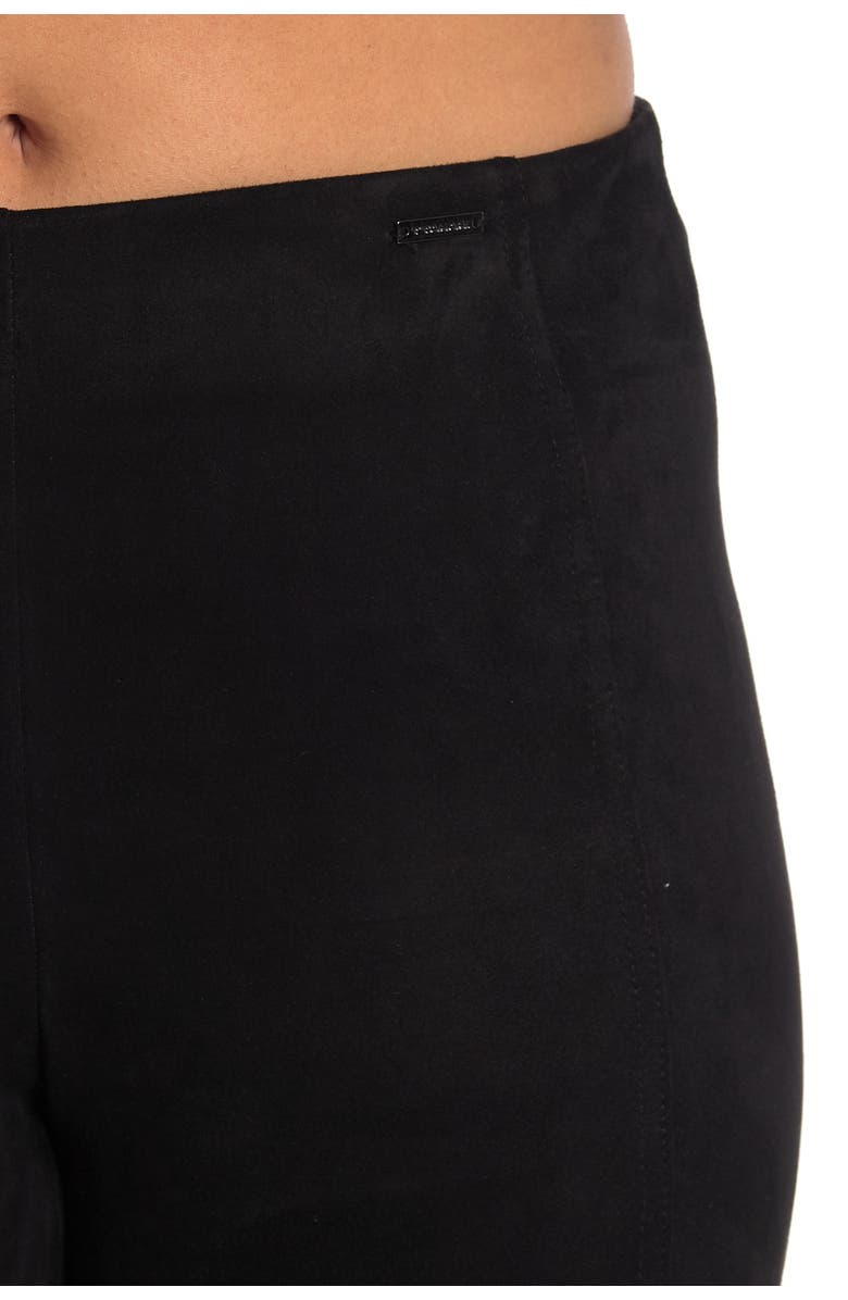 T Tahari Seamed Faux Suede Leggings, Alternate, color, 