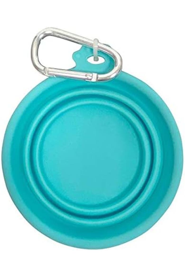Silicone Travel Bowl For Dogs & Cats Xsmall, 7oz, Alternate, color, Multicolored