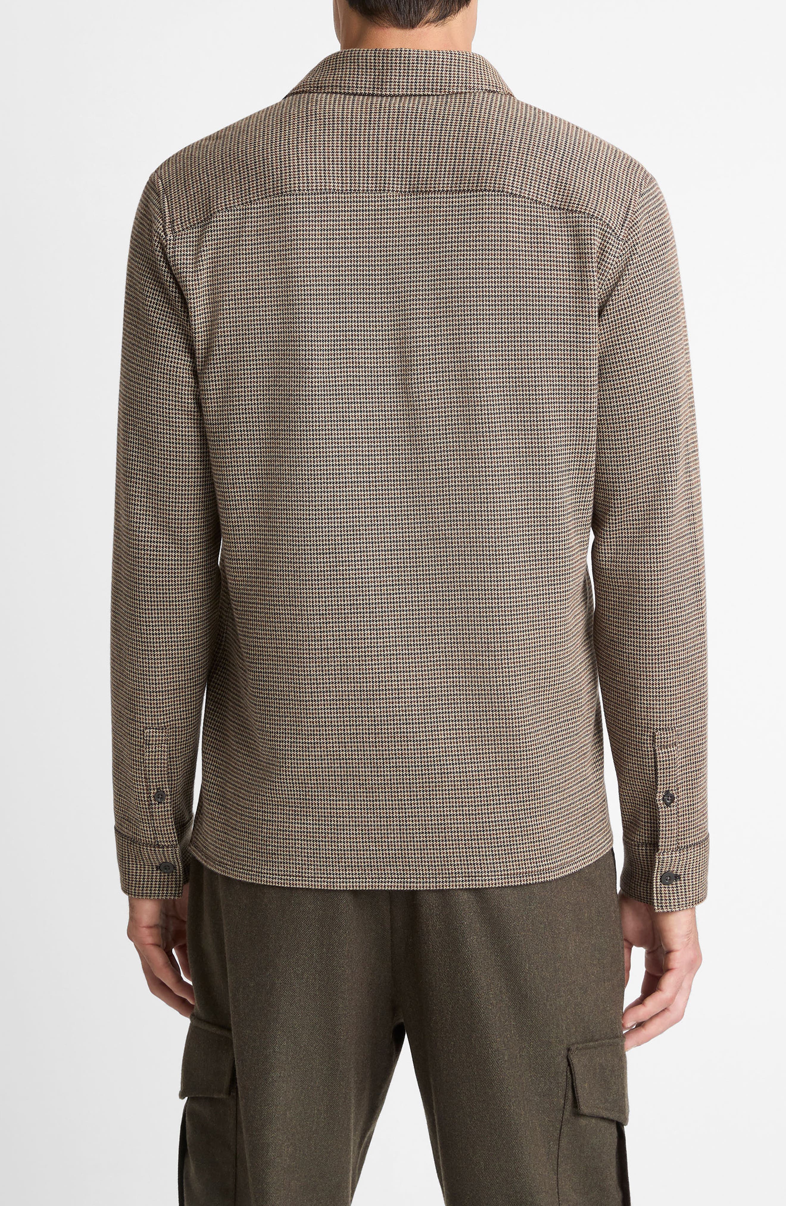 Houndstooth Button-Up Shirt - image 2