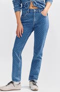 NEXT Polka Dot Straight Leg Jeans