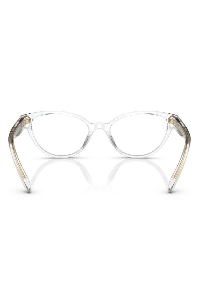 Versace Kids' 58mm Cat Eye Optical Glasses, Alternate, color, 