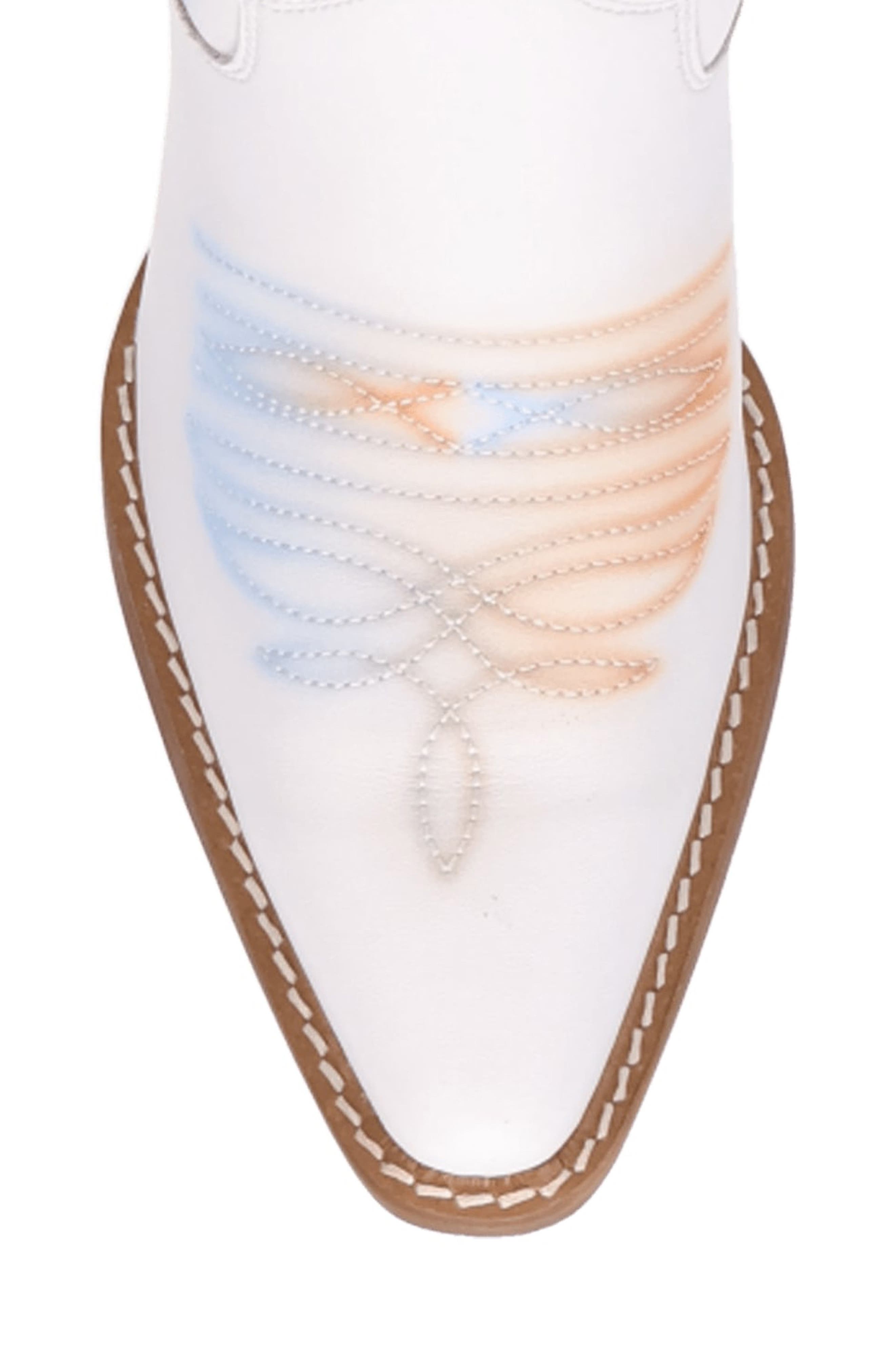 Dingo Austin Embroidered Western Boot, Alternate, color, White