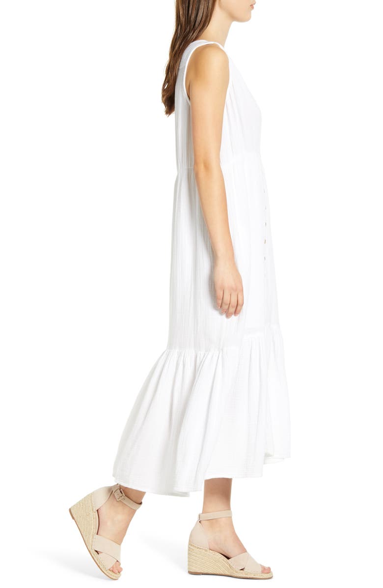 beachlunchlounge Lexa Crinkle Maxi Dress, Alternate, color,