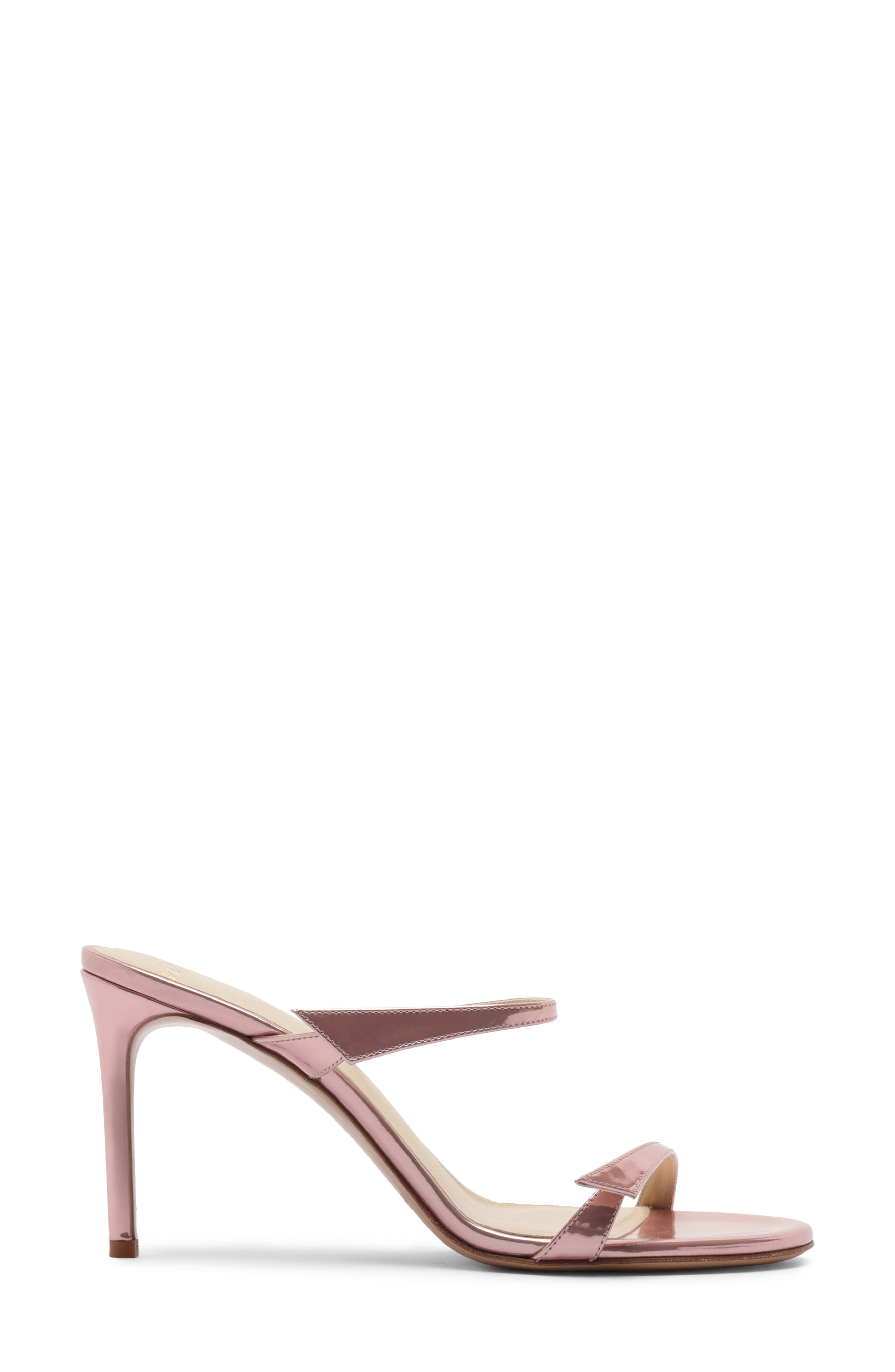 Alexandre Birman Tita Metallic Sandal, Alternate, color, Pink