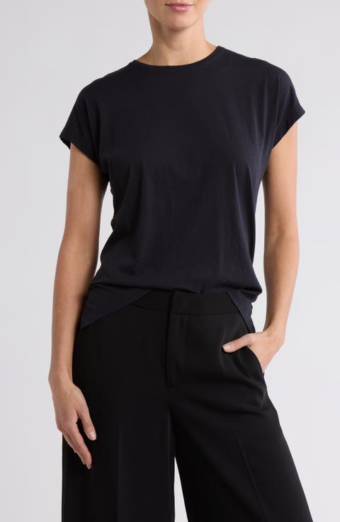 Popover Cap Sleeve T-Shirt