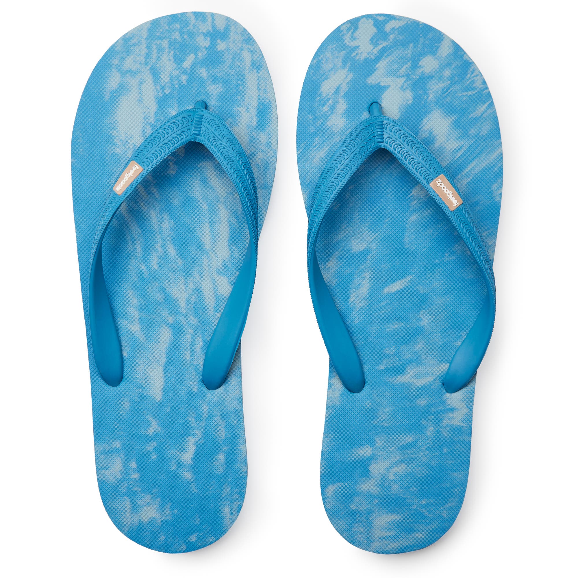 Feelgoodz Men’s Classicz Remix Natural Rubber Flip-Flop Thong Sandals, Alternate, color, Marlin