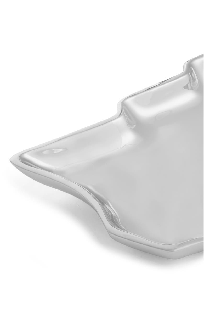 Nambé Christmas Tree Candy Dish, Alternate, color, Silver