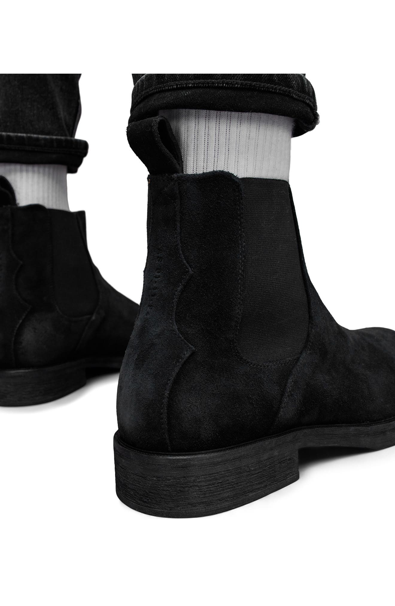 AllSaints Creed Chelsea Boot, Alternate, color, 