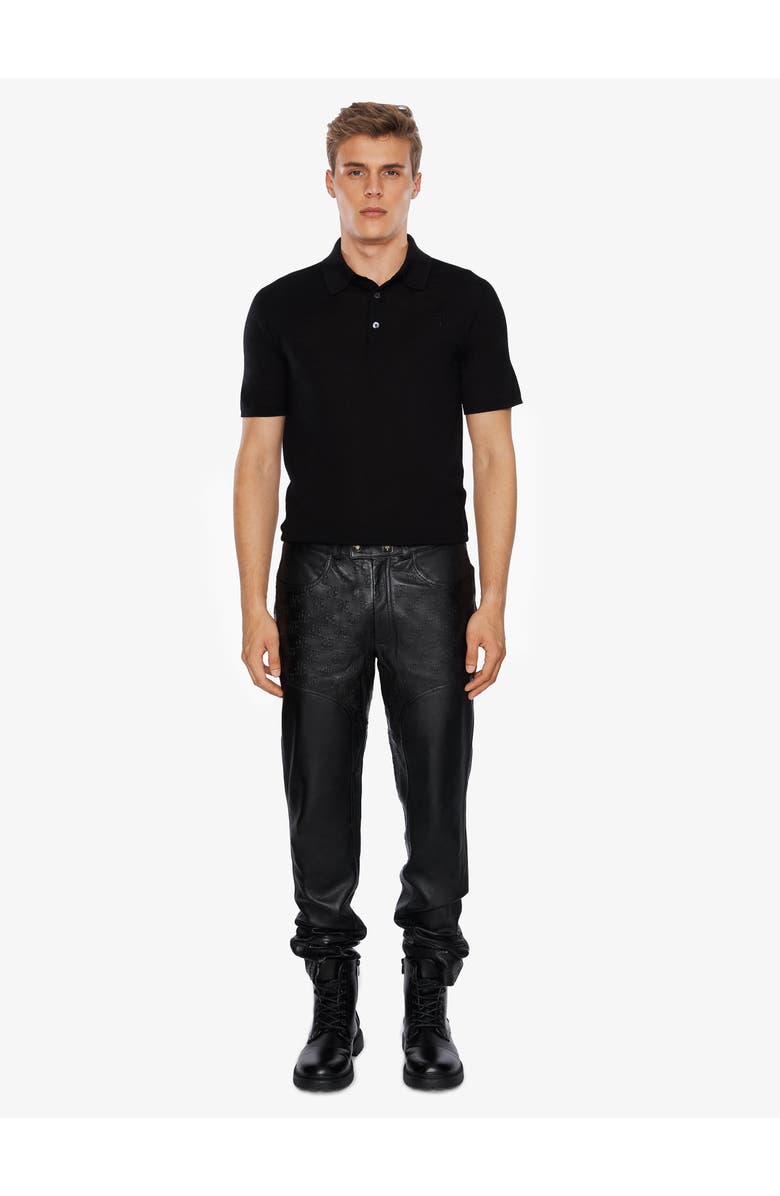 PLACE OF ELMS COWBOY MONOLINK LEATHER PANTS, Alternate, color,