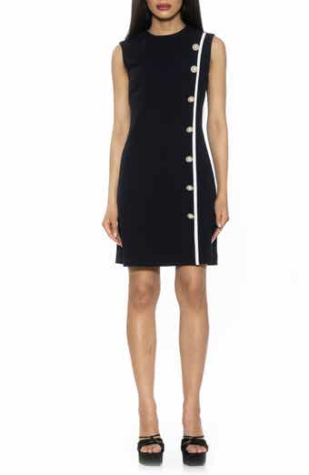 Stripe Detail Sleeveless Shift Dress