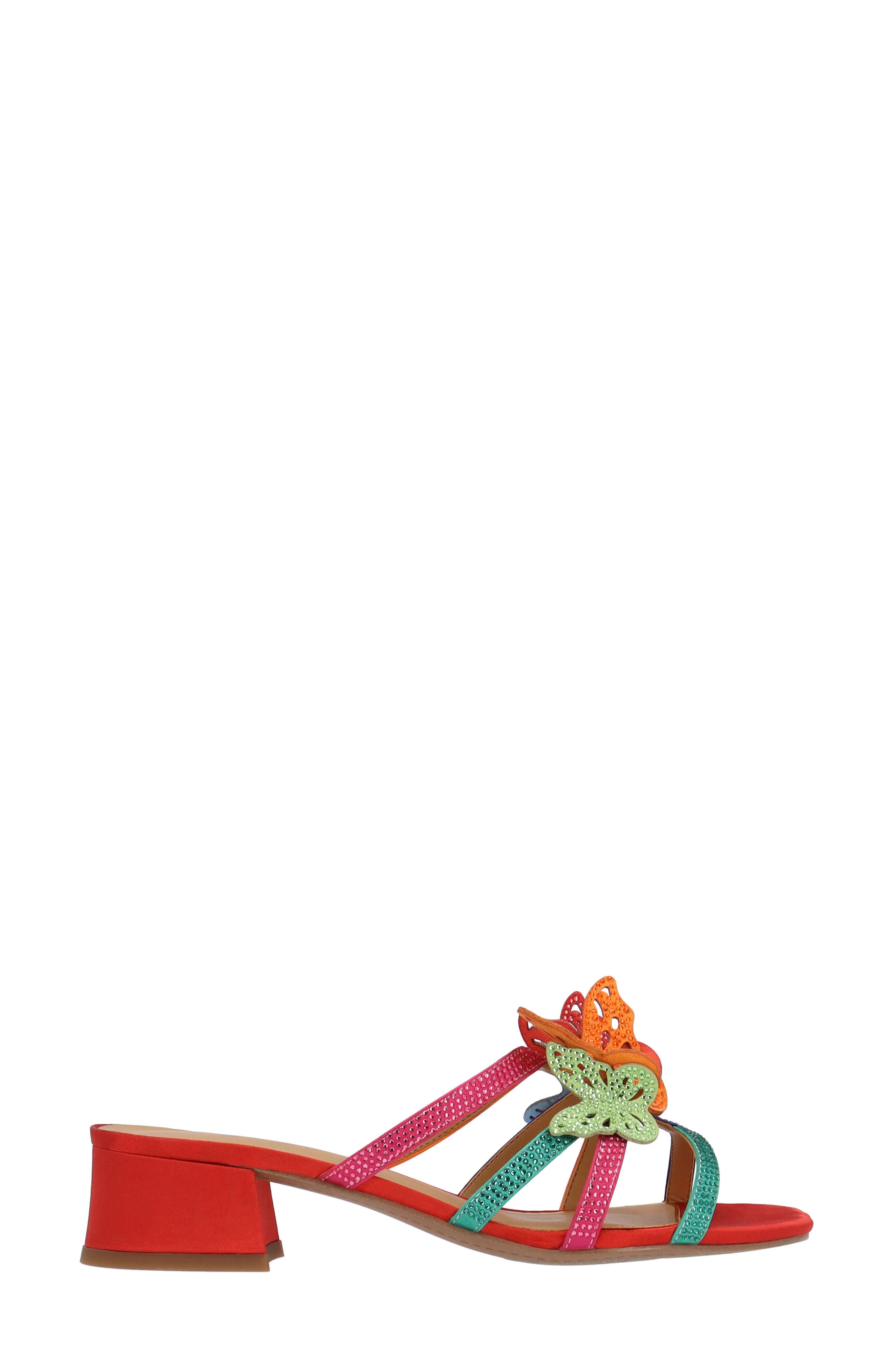 Butterfly Block Heel Sandal, Alternate, color, BRIGHT MULTI