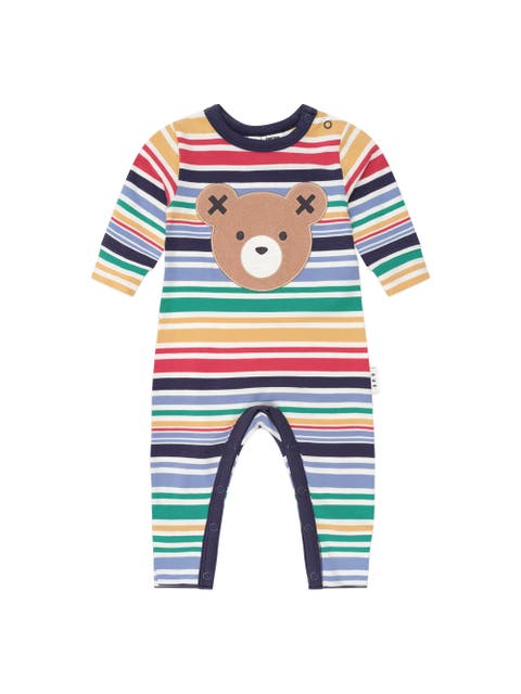 Rainbow Stripe Huxbear Romper (Baby)