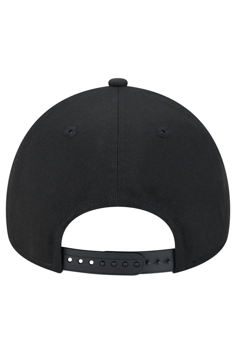 Men's New Era Black Pittsburgh Steelers Mystic 9FORTY A-Frame Adjustable Hat, Alternate, color, Black