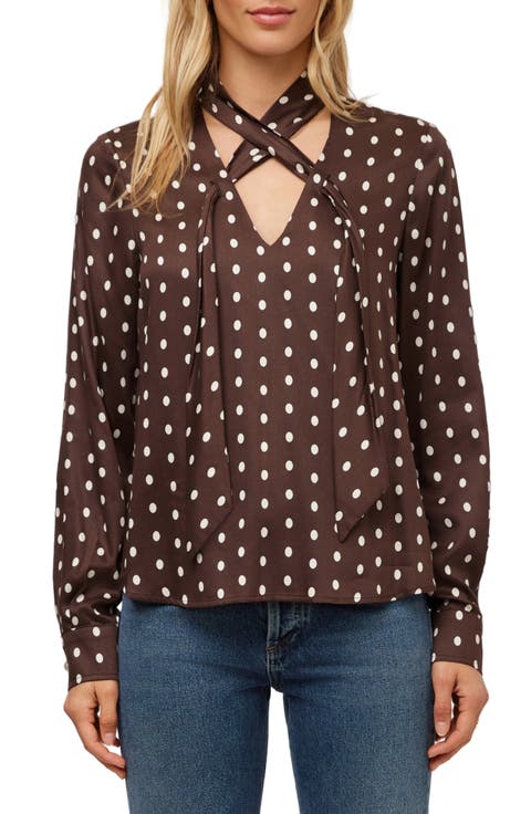 Janine Tie Neck Top