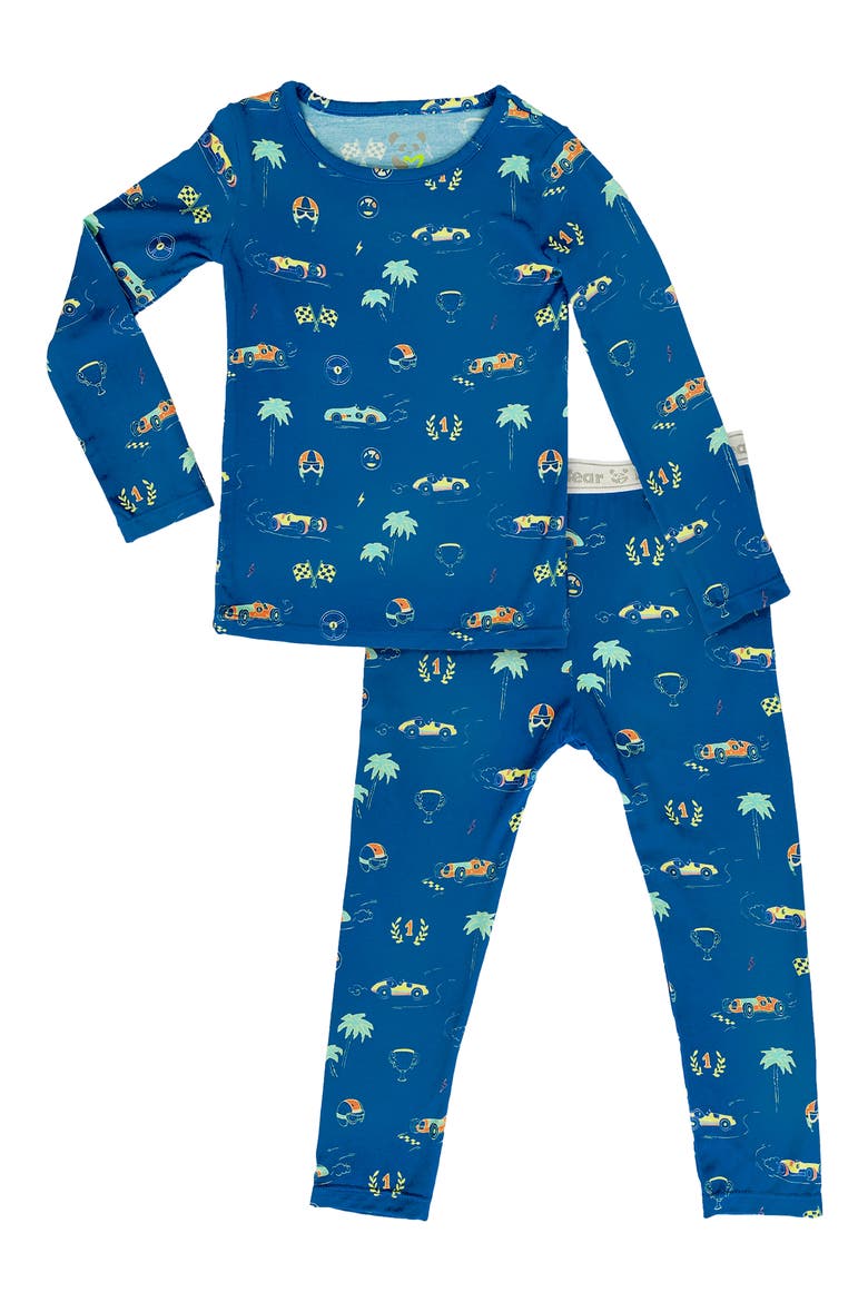 Kids' Monaco Blue Set of 2 Piece Pajamas, Main, color, MONACO BLUE