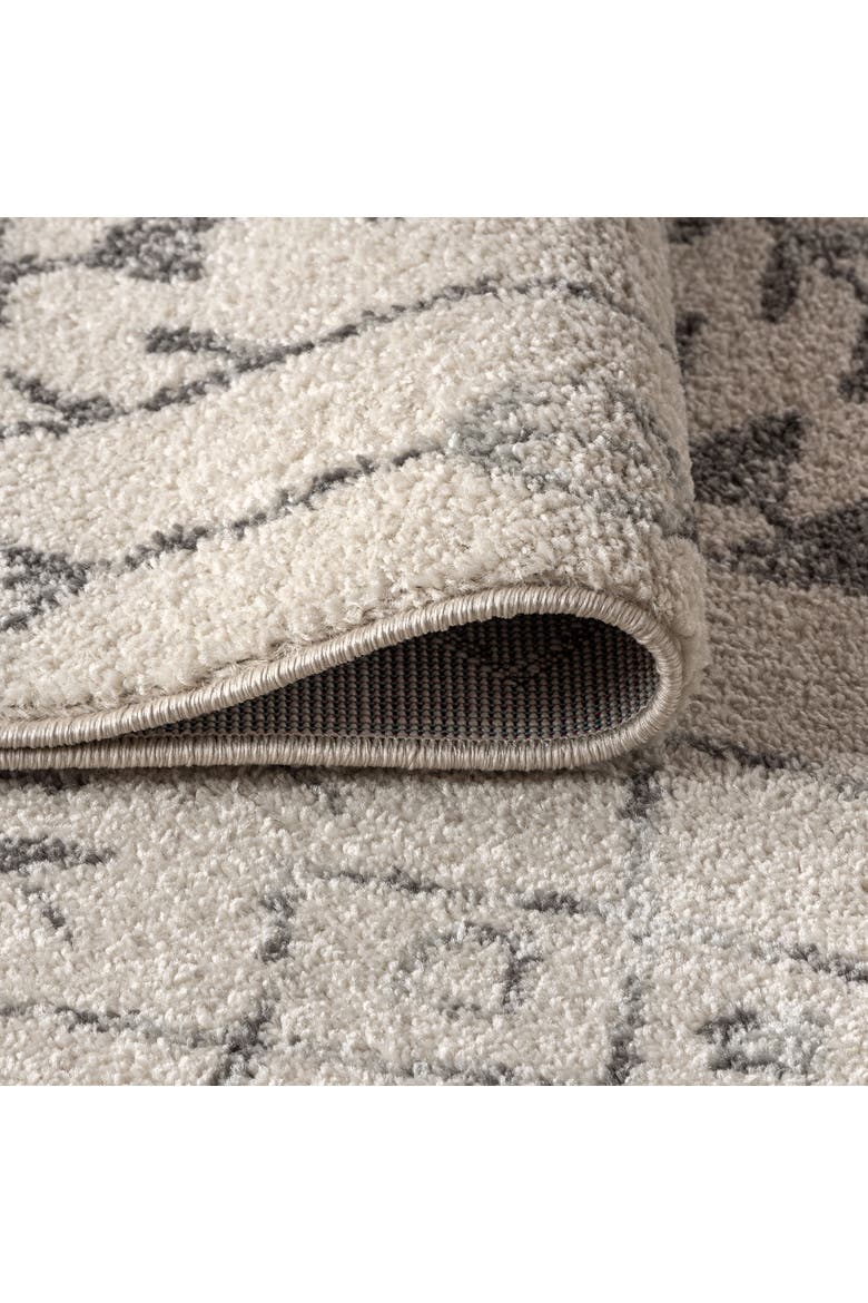Ziri Moroccan Geometric Area Rug, Alternate, color, Cream/Gray
