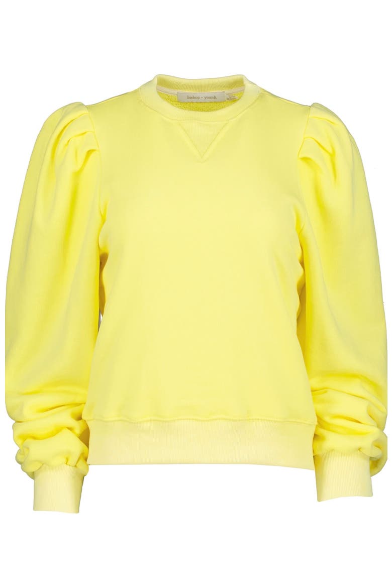 Laurent Sweatshirt, Alternate, color, Lemon
