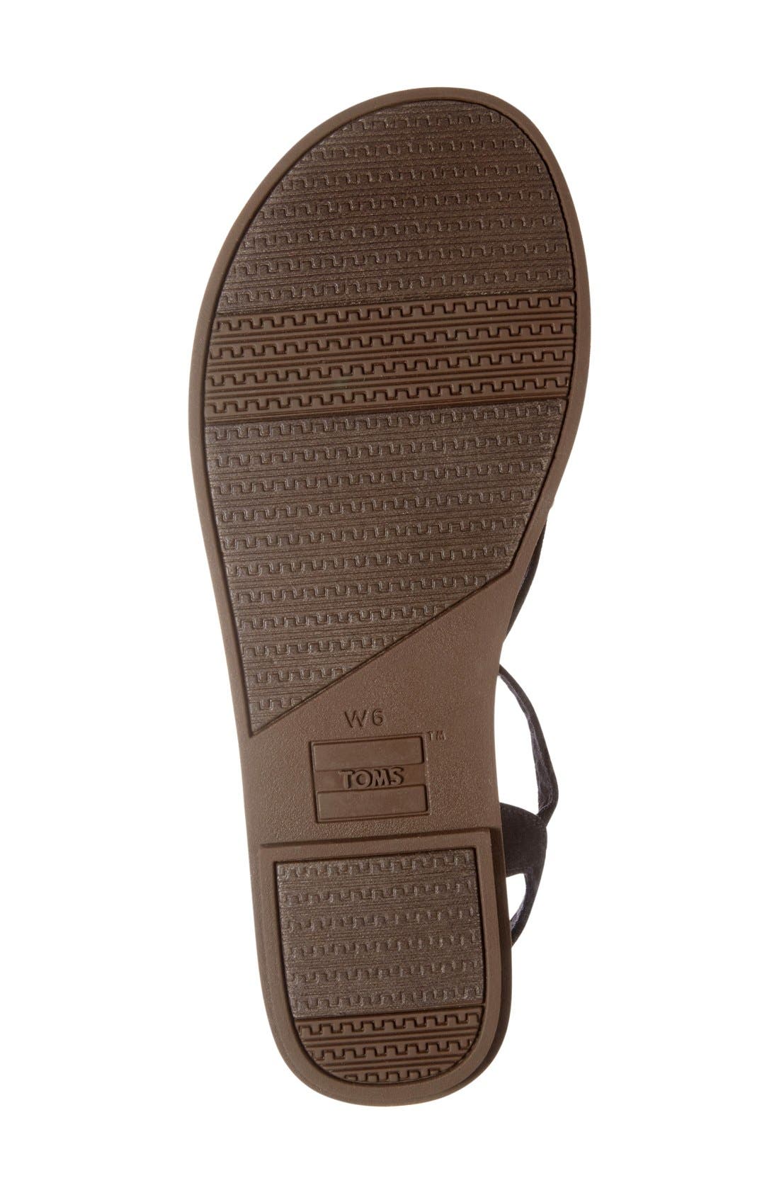 Lexie Sandal, Alternate, color, BLACK/ BLACK LEATHER