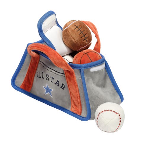 Baby Sports Interactive Plush Toy Set - Football/Basketball/Baseball