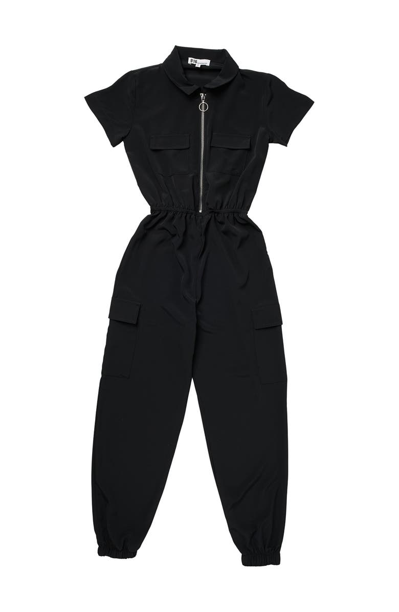 Freshman Short Sleeve Jumpsuit, Main, color, 