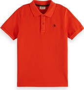 Scotch & Soda Kids' Cotton Piqué Polo