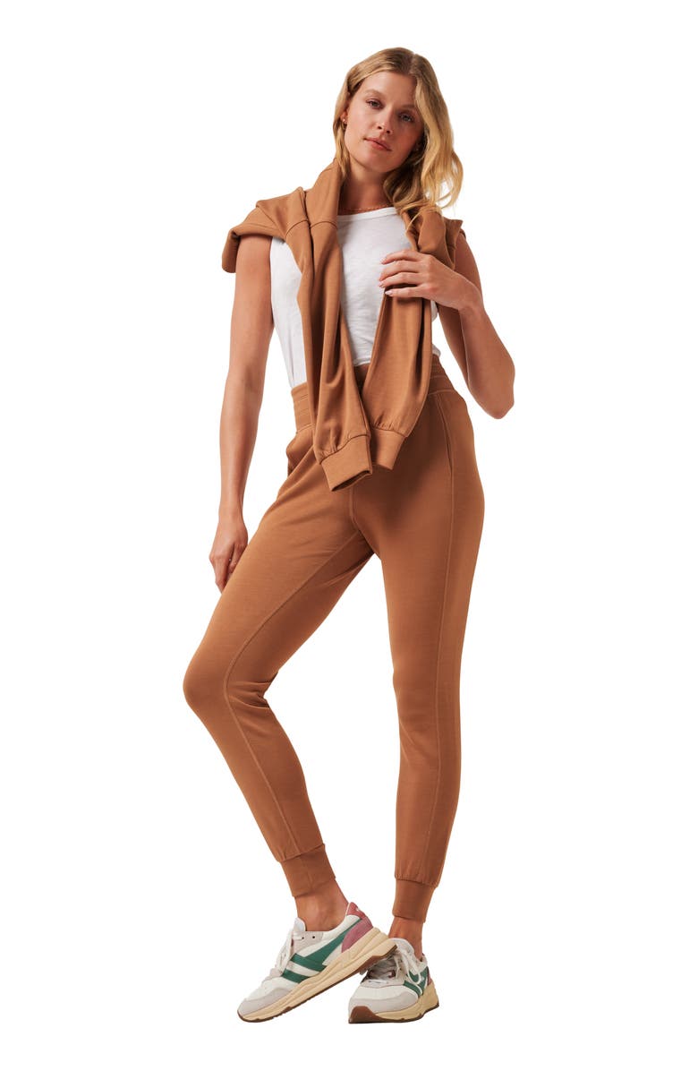 TravisMathew Core Skyloft Joggers, Alternate, color, Chestnut