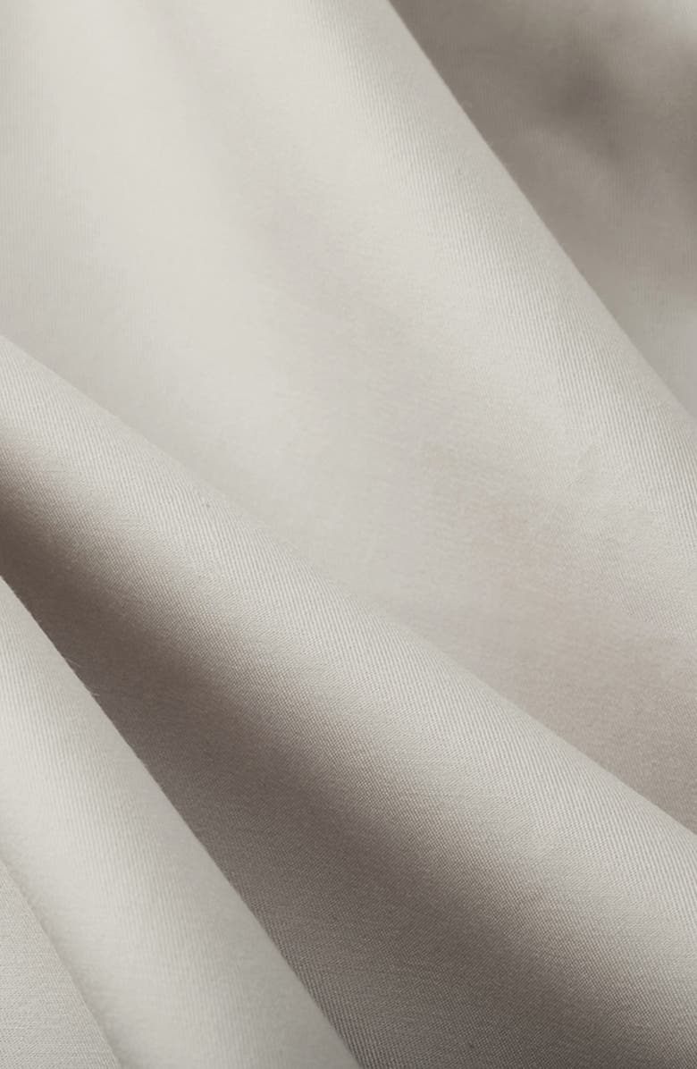 Sijo Set of 2 400 Thread Count Organic Cotton Percale Pillowcases, Alternate, color, Fog