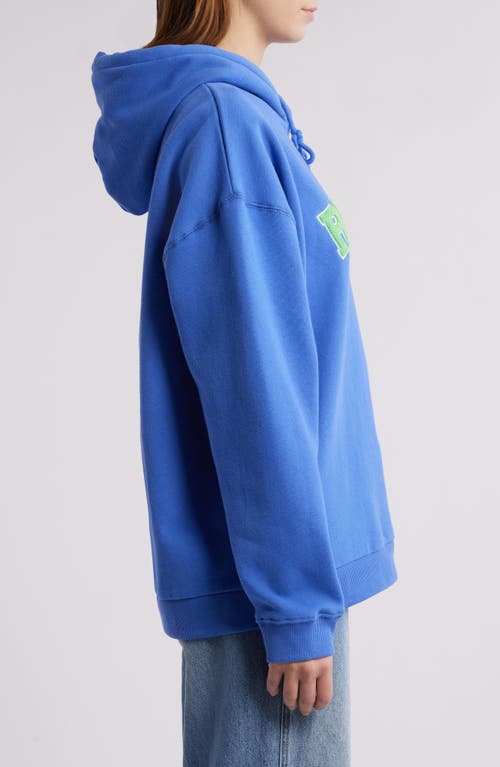 Rip Curl Varsity Logo Graphic Hoodie In Ocean