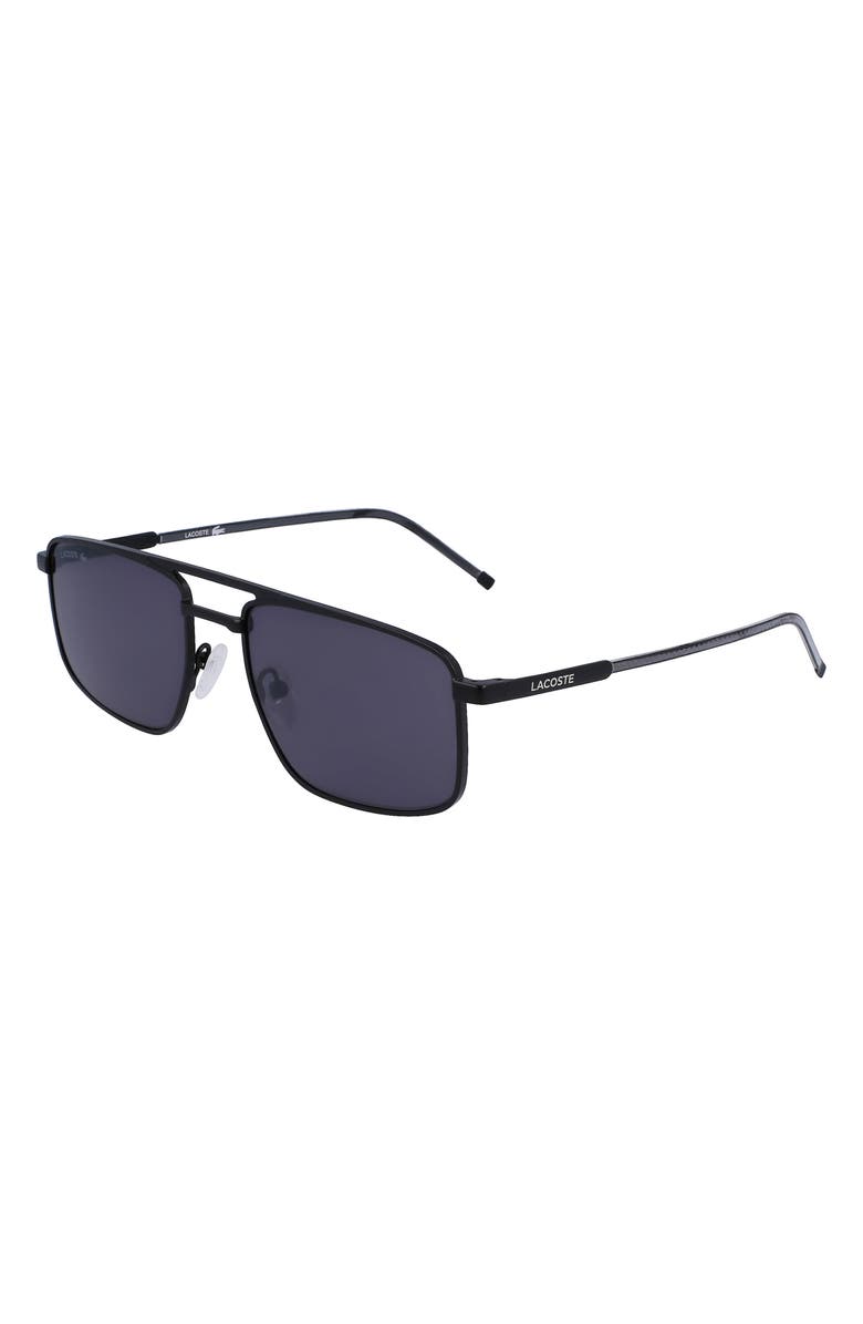 Lacoste 56mm Rectangular Sunglasses, Alternate, color,