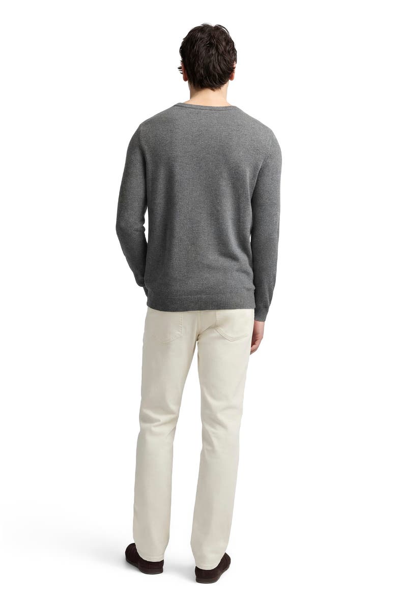 Onia Crewneck Cashmere Sweater, Alternate, color, Heather Charcoal