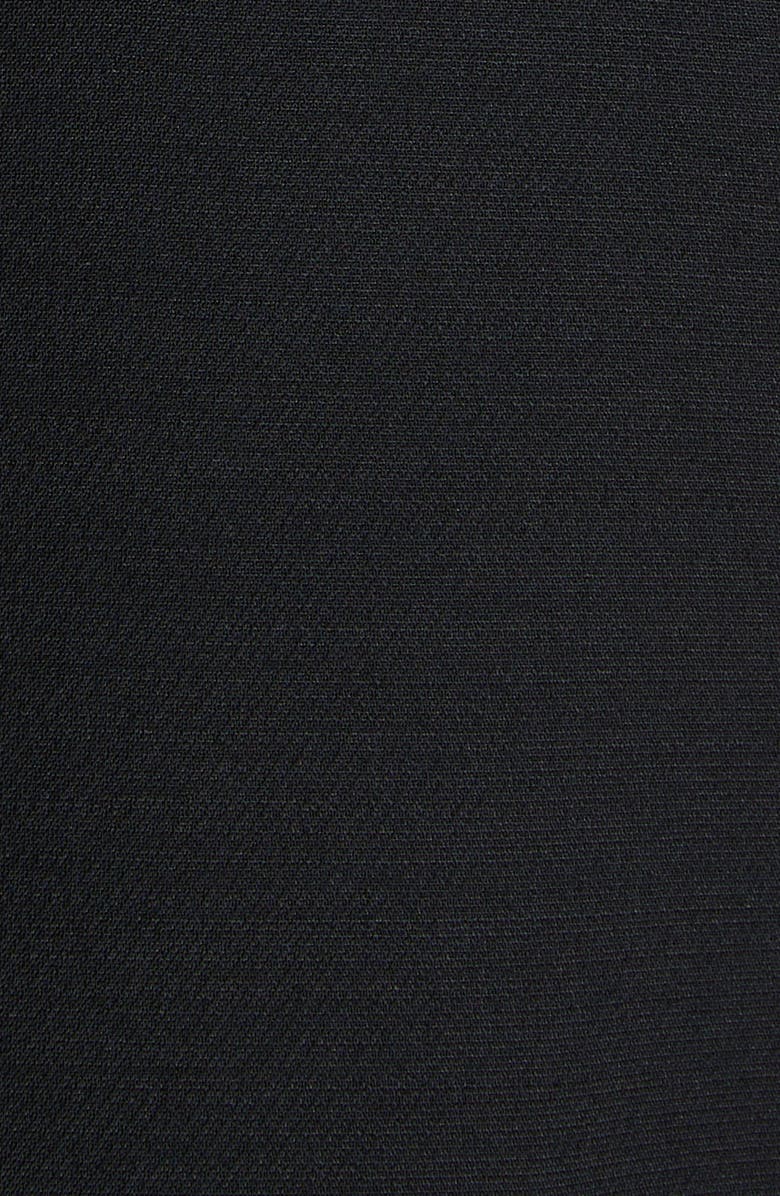 Valentino V-Detail Crepe Couture Minidress, Alternate, color, Black/ Cream