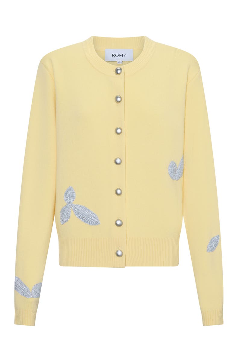 Romy Blake Cardigan, Alternate, color, Yellow