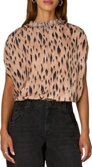 Wit & Wisdom Ruffle Neck Dolman Top