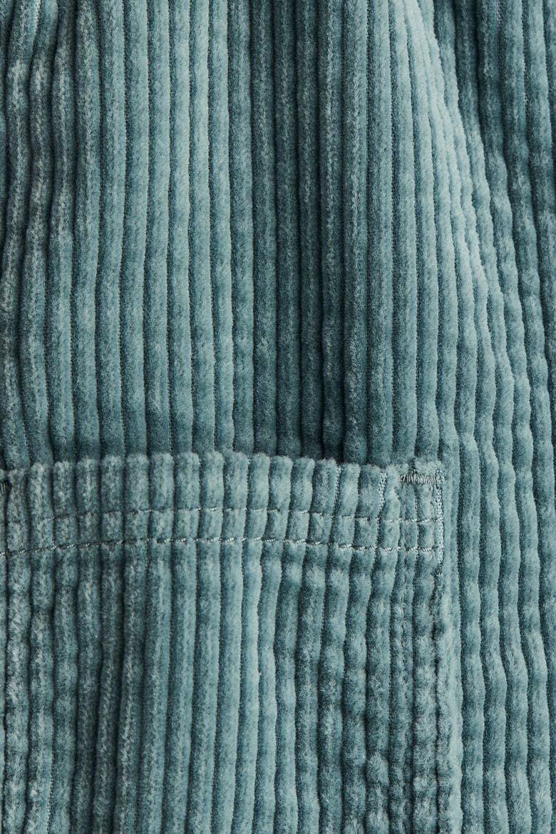 Corduroy Overalls, Alternate, color, Dusty turquoise