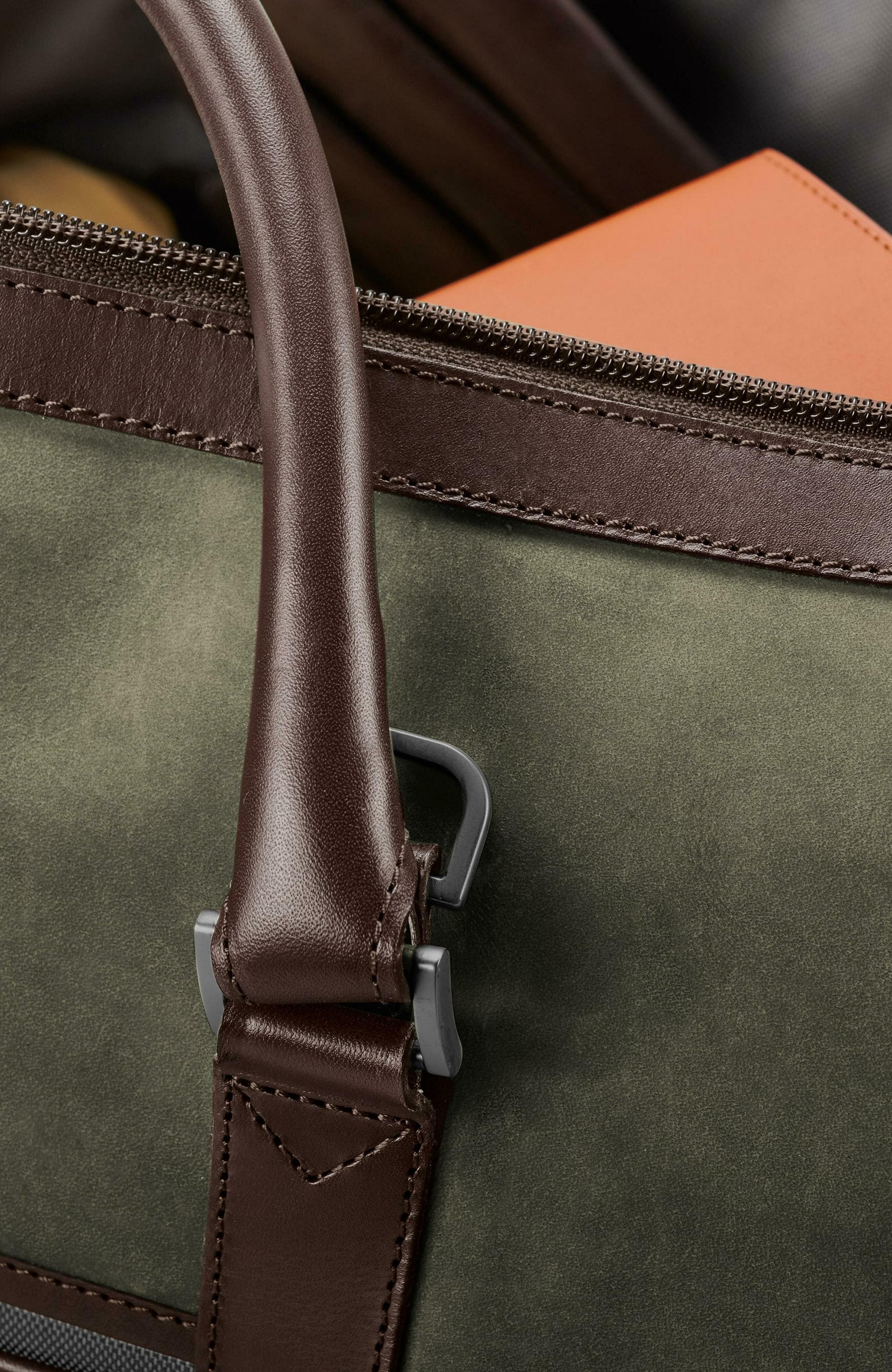 Carl Friedrik Compact Duffle Bag, Alternate, color, Olive