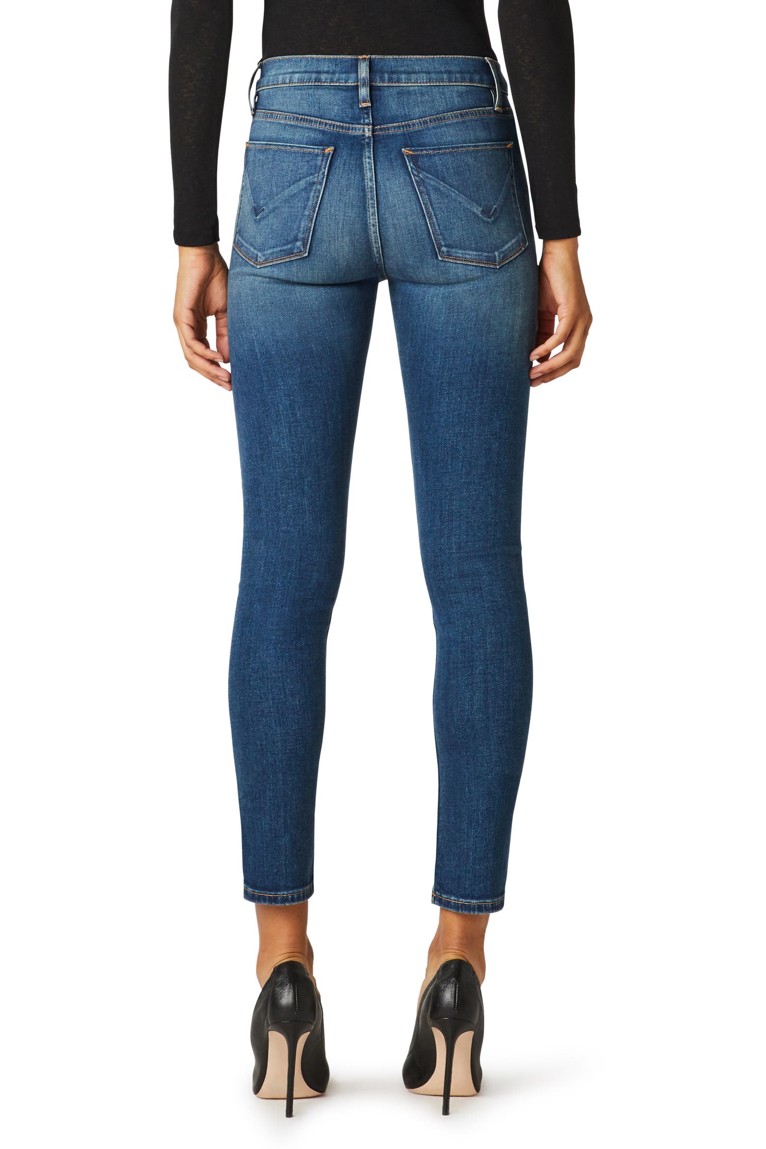 True Styles Barb Hudson Jeans Barbara High Waist Ankle Skinny Jeans (Women) | Nordstrom