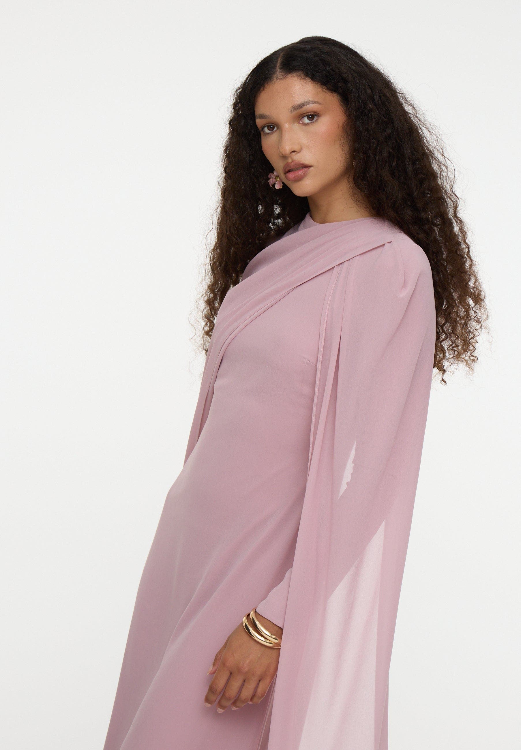 Modest Chiffon Dress Maxi - image 2