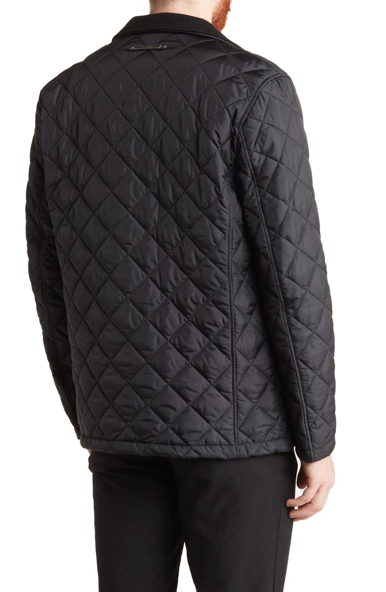 Cole Haan Quilted Jacket, Alternate, color, Black